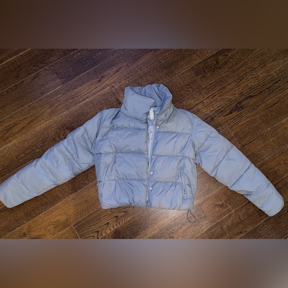 ALO Yoga Blue Puffer Jacket XS